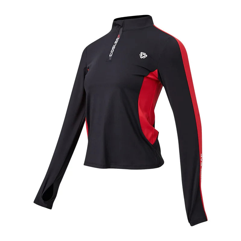 Women's Ice Silk Long Sleeve Running Shirt