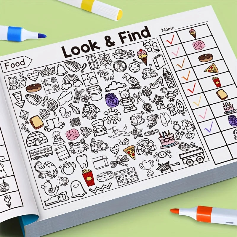 Hidden Object Coloring & Activity Book for Kids