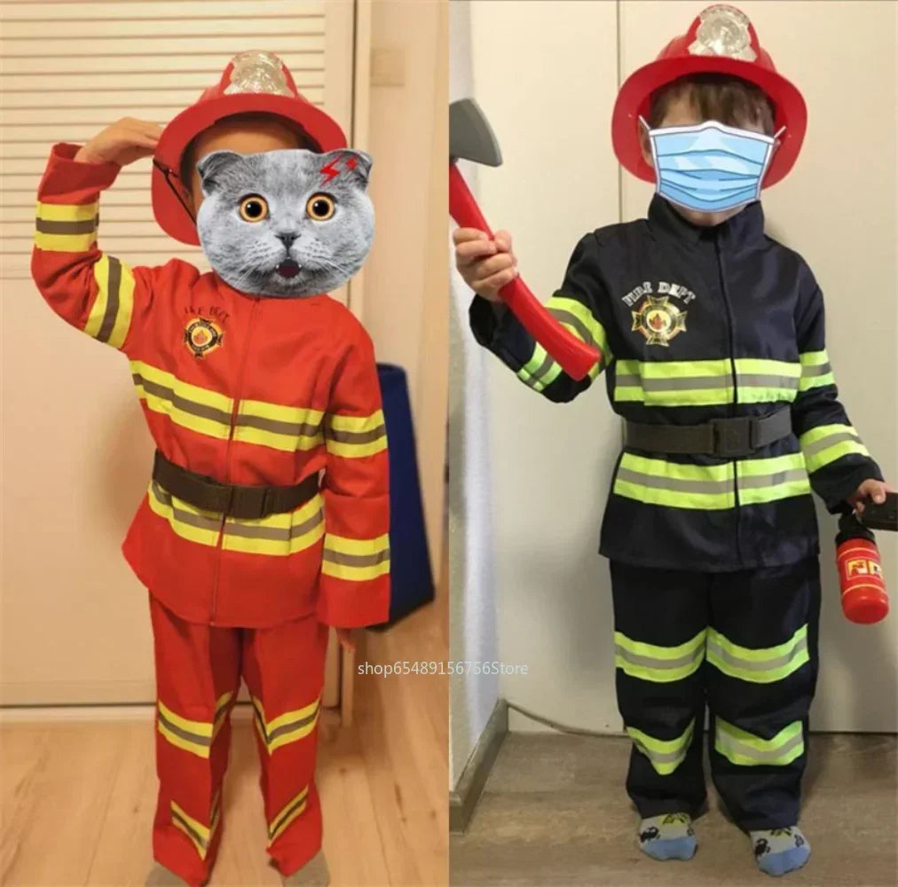Kids Firefighter Role-Play Costume