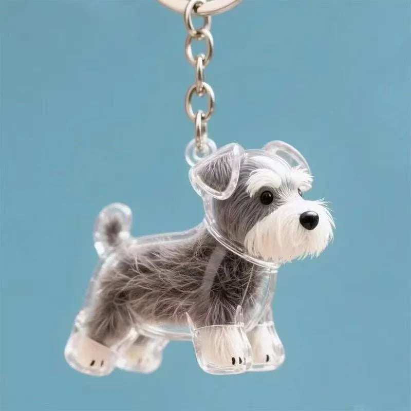 Clear Pet Hair Memorial Keepsake Capsule