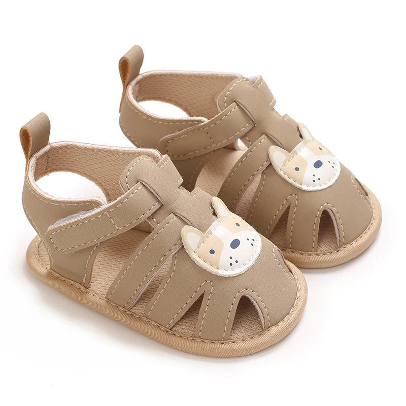 Breathable Soft-Sole Baby Sandals (0–18M)