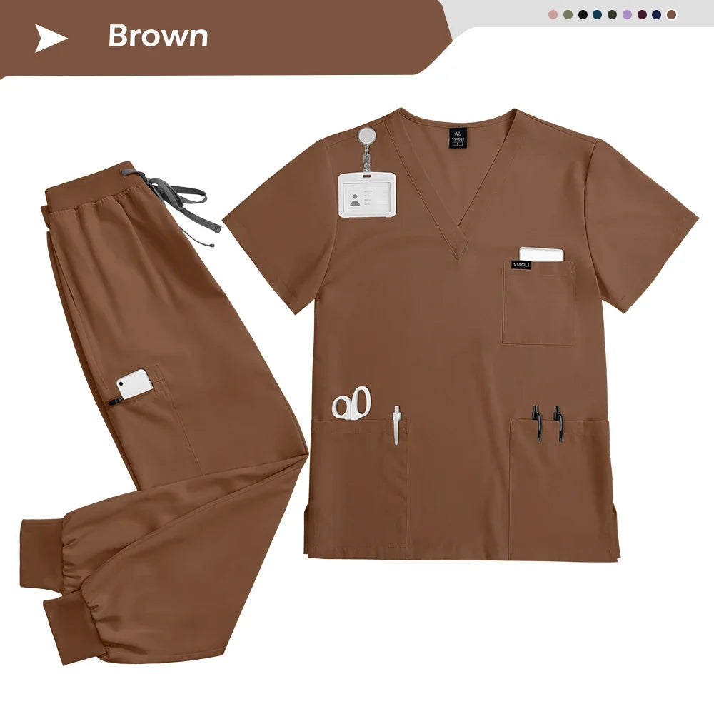 Women’s Short Sleeve Nurse Scrub Set