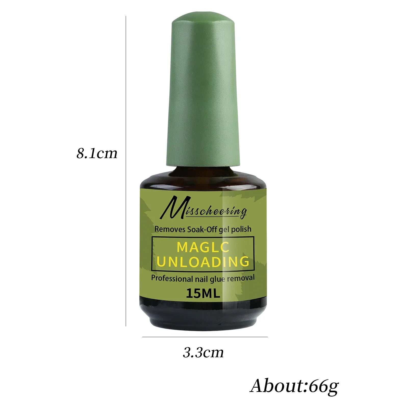 Misscheering 15ml Gel Polish Remover