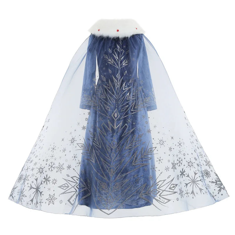 Girls Snow Queen Costume Dress