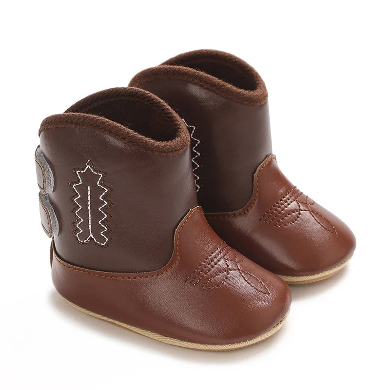 Western cowboy baby boots for infants