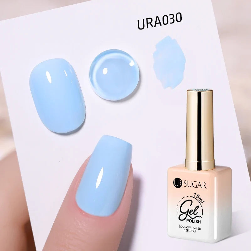 UR SUGAR 15ml Jelly Milky White Gel Polish