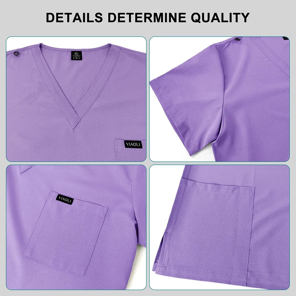 Women’s Short Sleeve Nurse Scrub Set