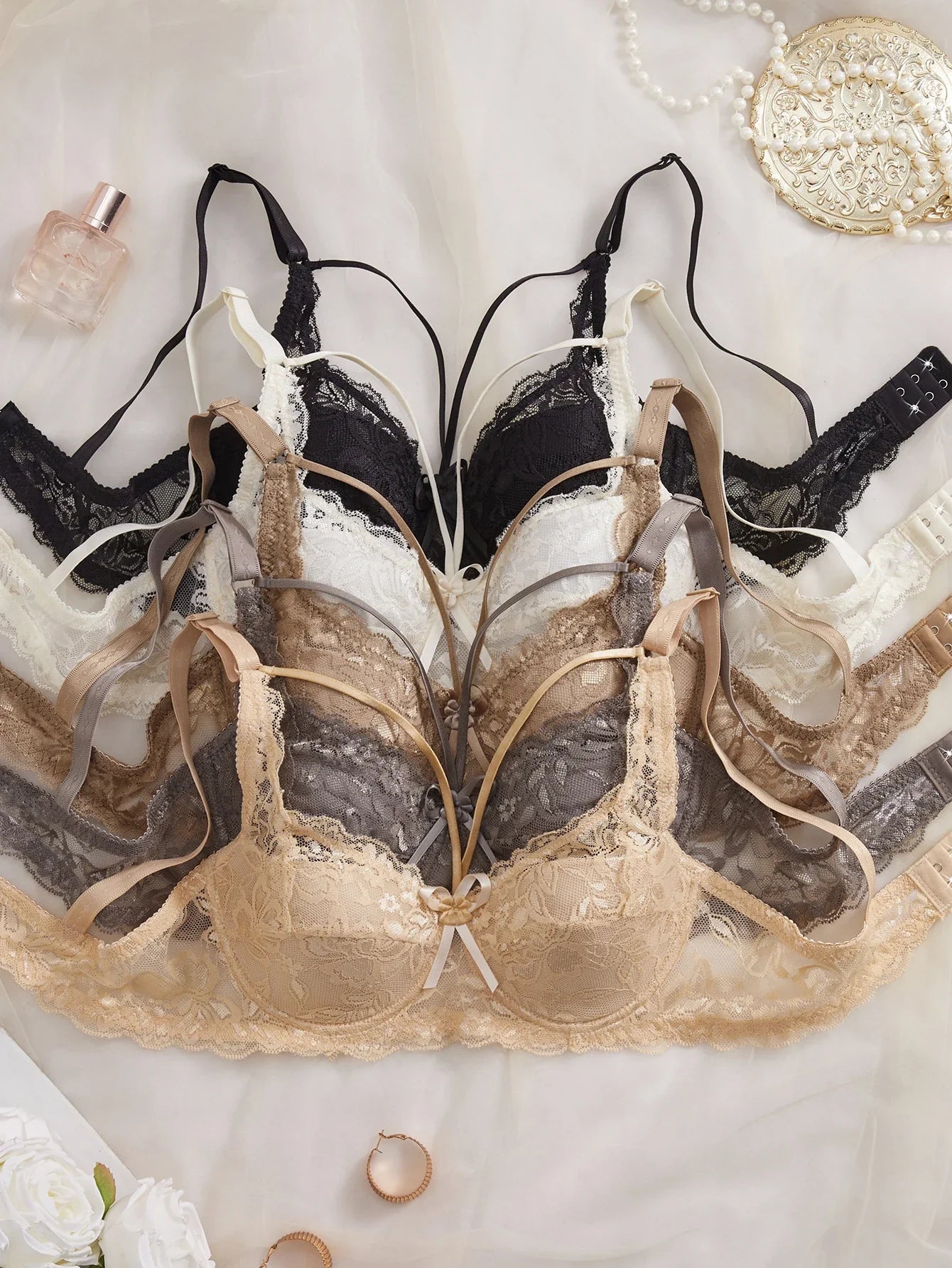 5-Piece Lace Lingerie Set