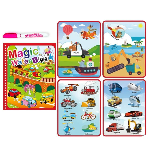 Reusable Water Drawing Book for Toddlers