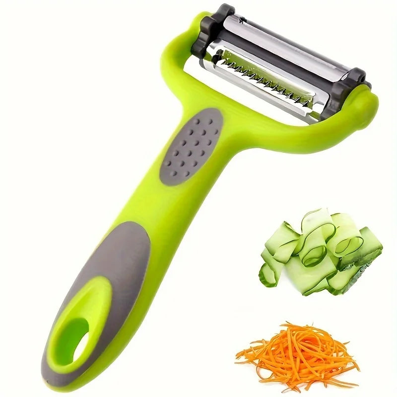 3-in-1 Fruit & Vegetable Peeler, Grater & Shredder