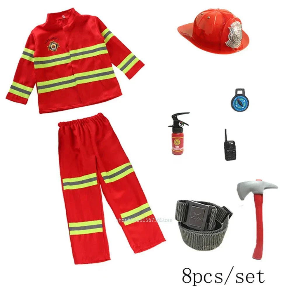 Kids Firefighter Role-Play Costume