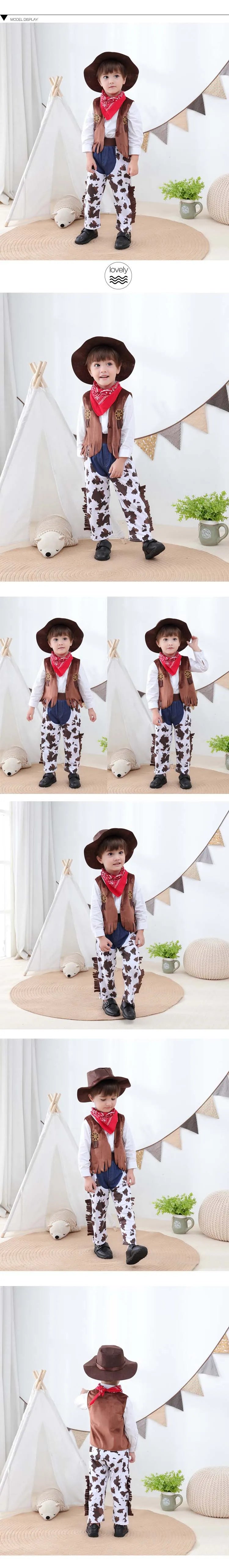 Kids Western Cowboy Costume Set – product view 8