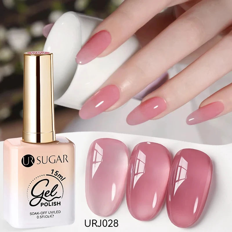 UR SUGAR 15ml Jelly Milky White Gel Polish