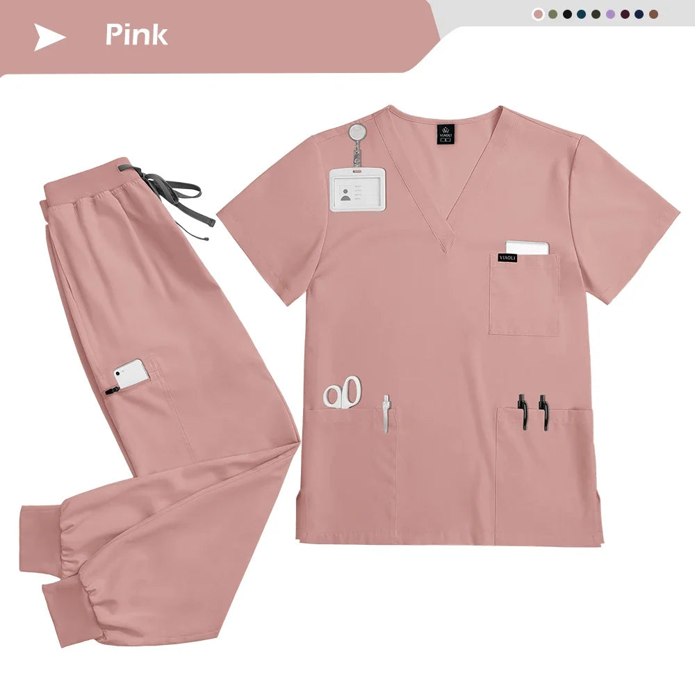 Women’s Short Sleeve Nurse Scrub Set