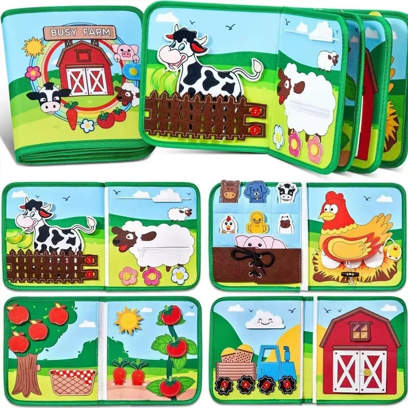 Farm Animal Felt Busy Book – product view 11