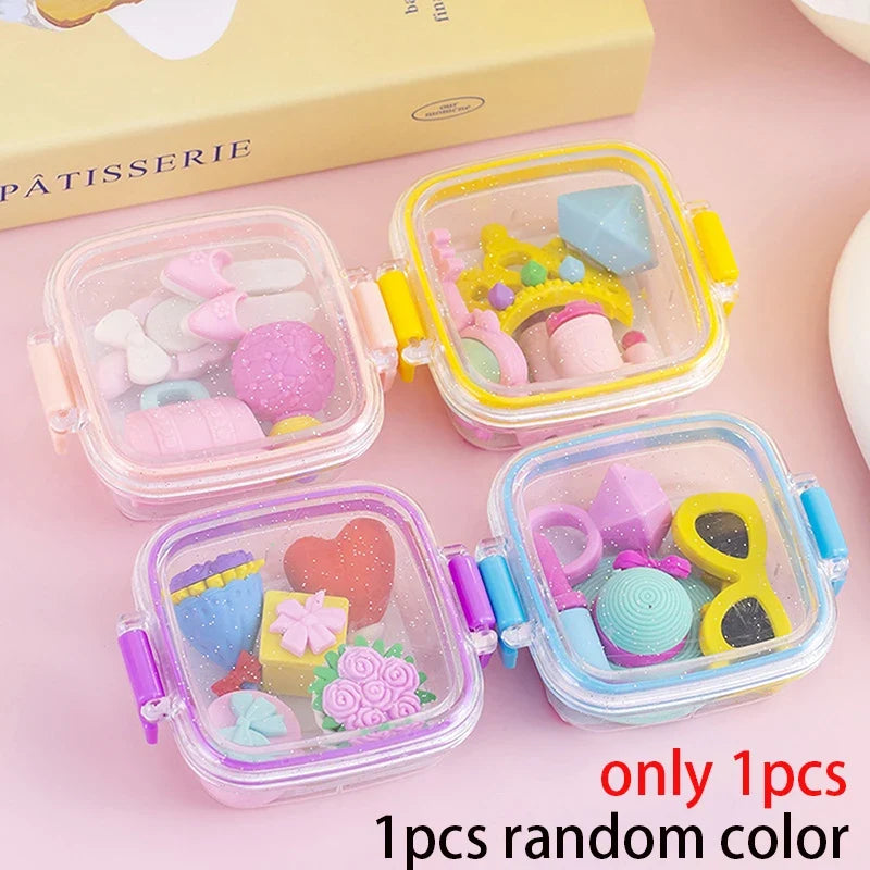 Lunch Box Eraser Set for Kids