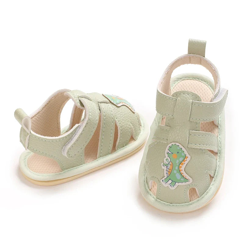 Breathable Soft-Sole Baby Sandals (0–18M)