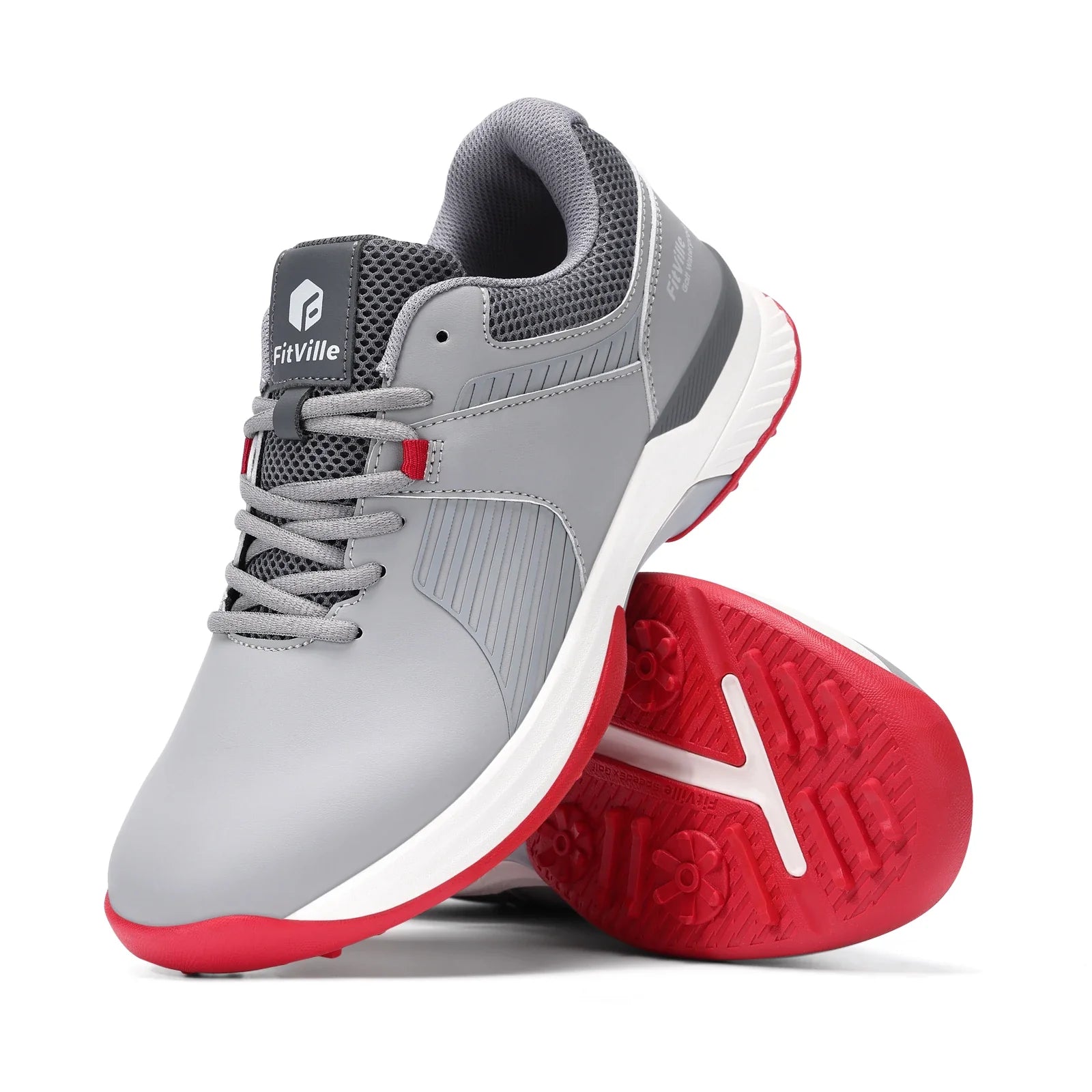 FitVille Wide Water-Resistant Men’s Golf Shoes