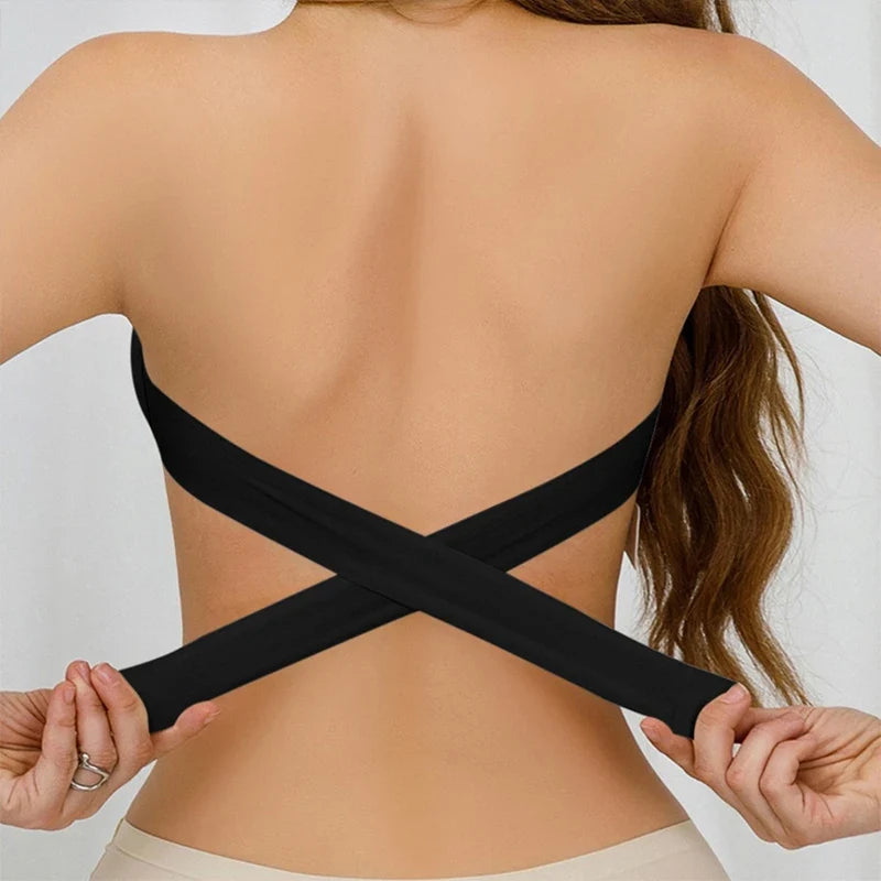 Seamless Strapless Push-Up Bra