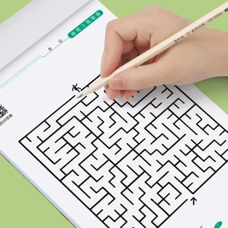 Kids Maze Activity Book – 4 Difficulty Levels