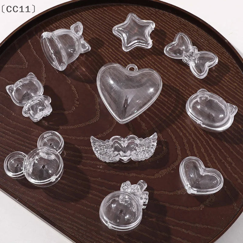 2-Piece Transparent Pet Fur Keepsake Box
