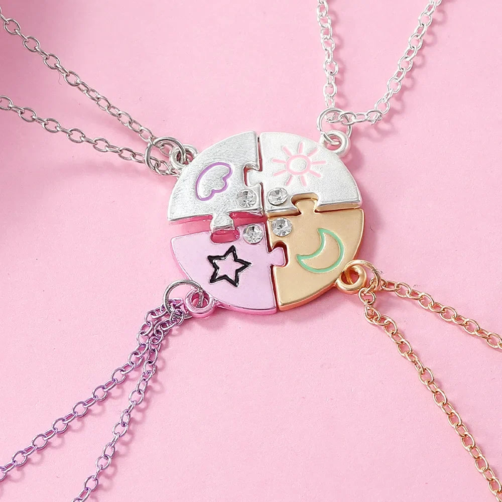 Heart Best Friend Necklace Set