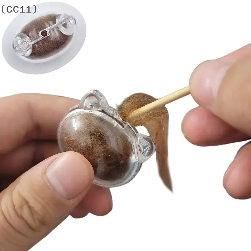 2-Piece Transparent Pet Fur Keepsake Box