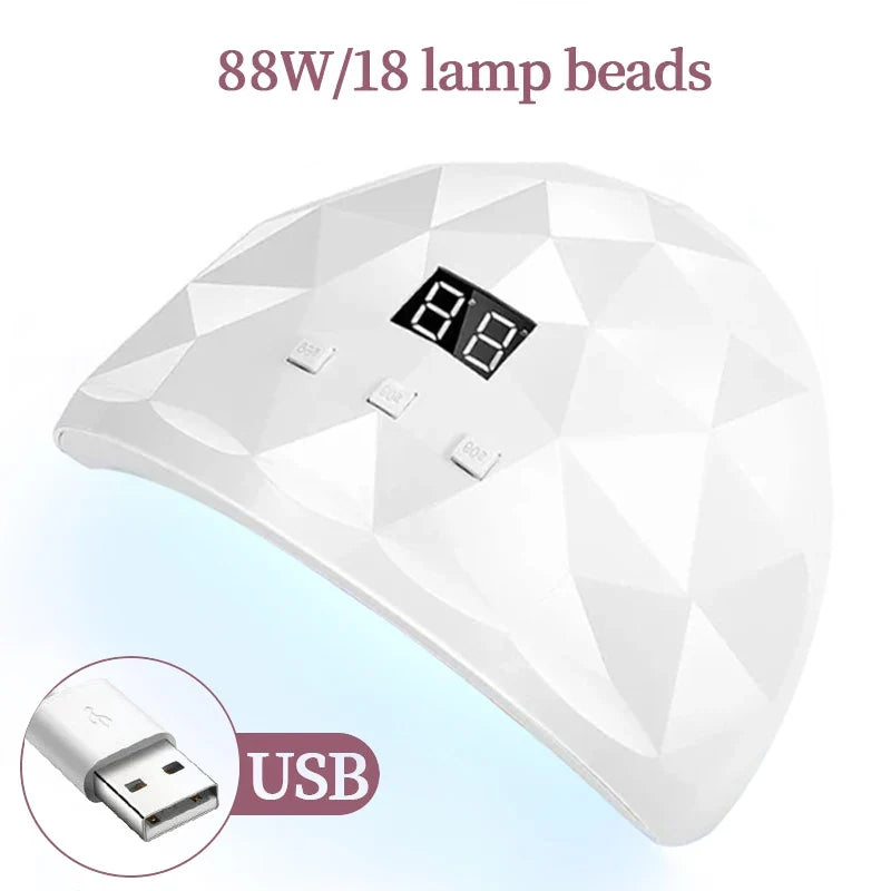 LULAA 88W UV Nail Dryer Lamp