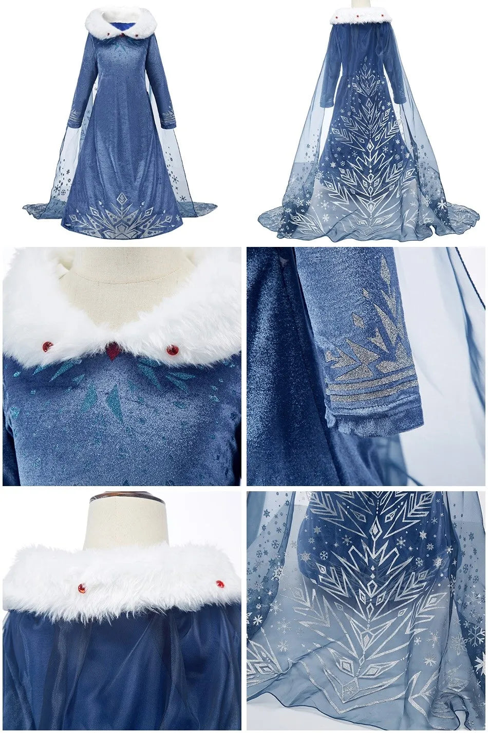 Kids Princess Costume Dress