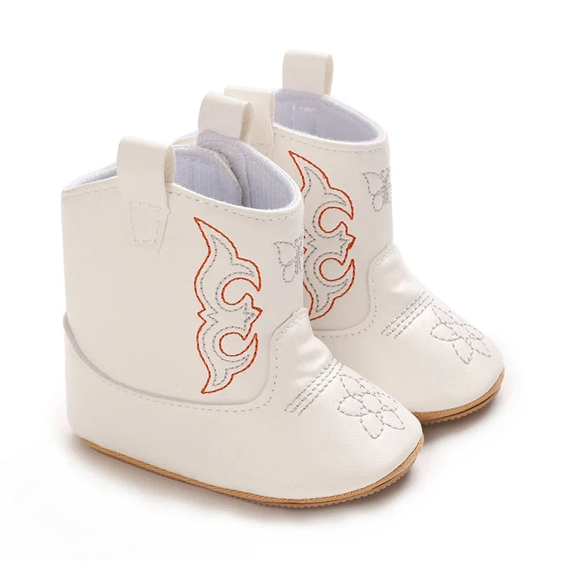 Western cowboy baby boots for infants