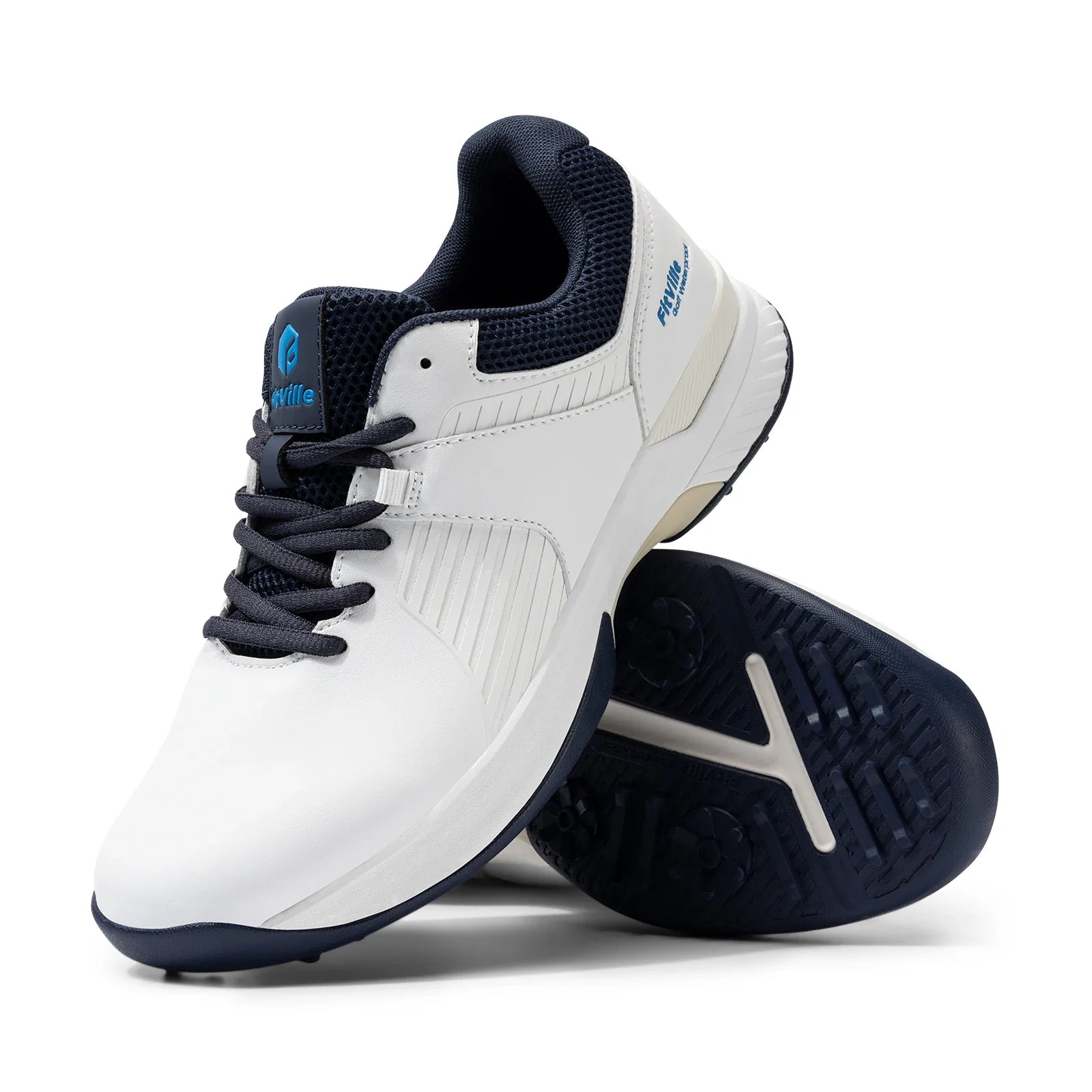 FitVille Wide Water-Resistant Men’s Golf Shoes