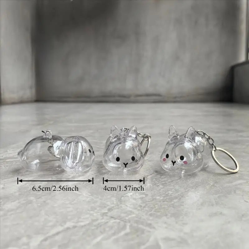 Pet Hair Memorial Keychain Box