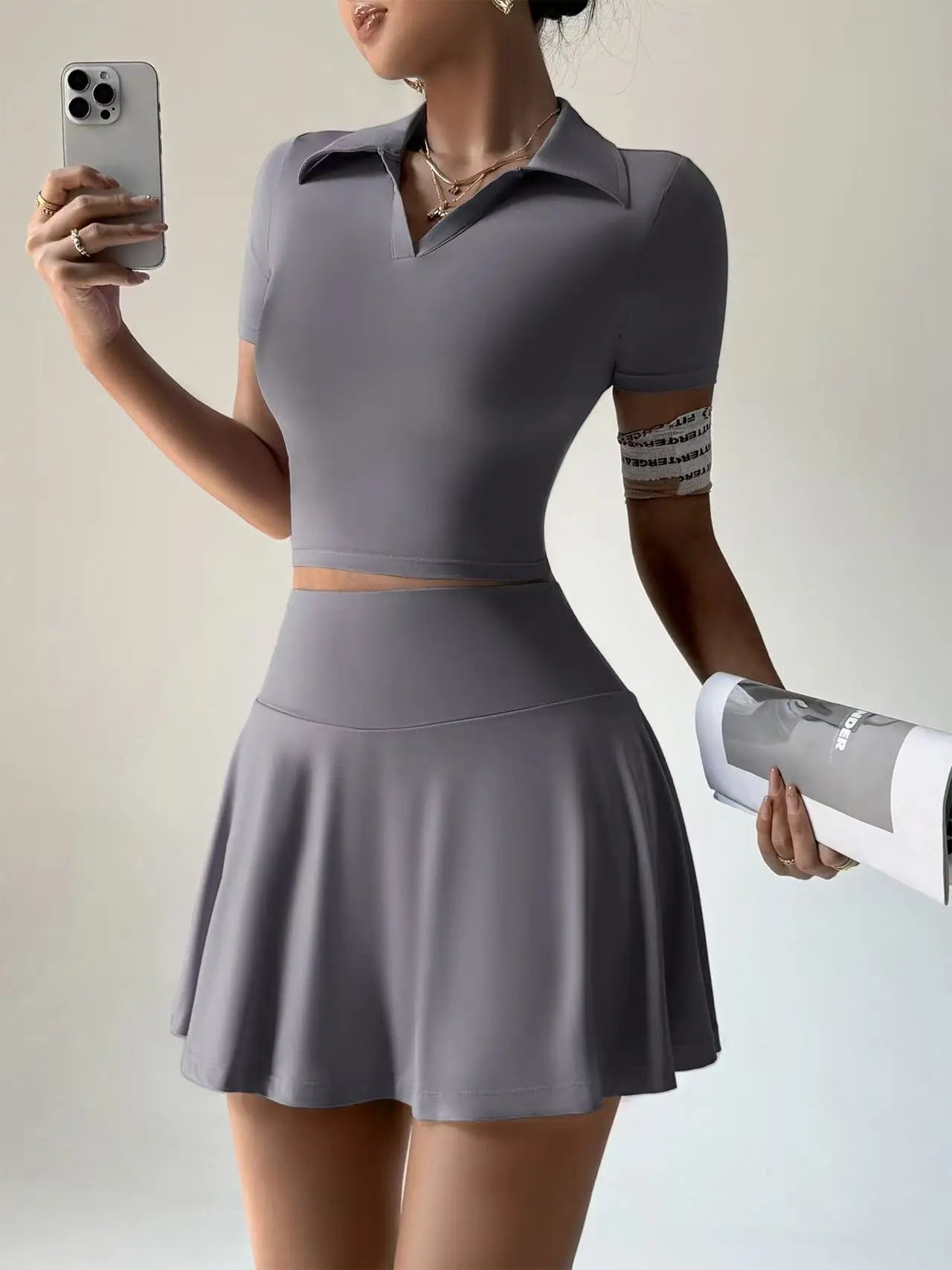 Women’s Sleeveless Golf & Tennis Skirt Set