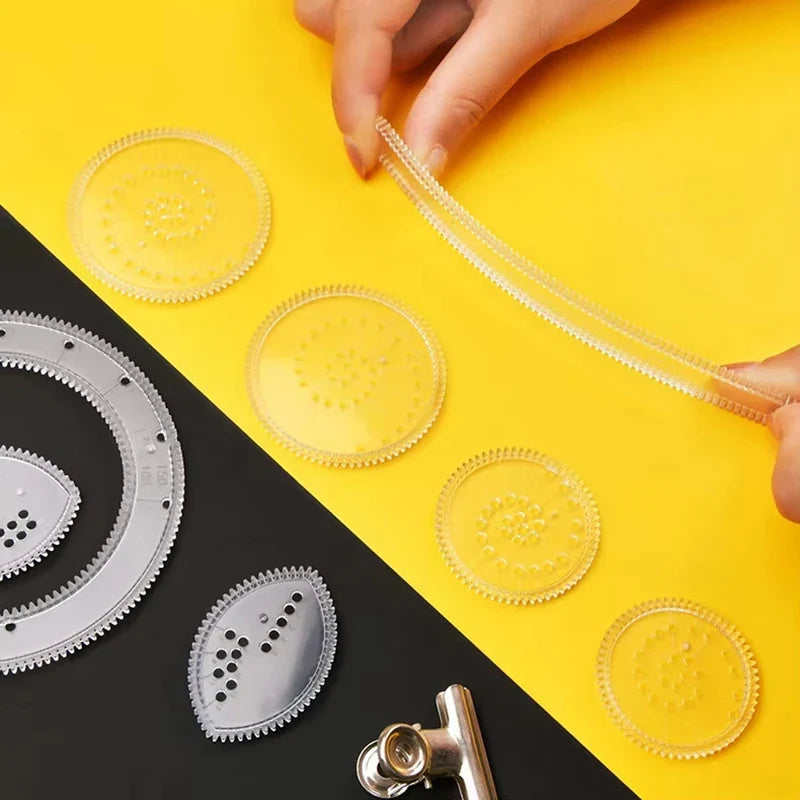 22-Piece Spirograph Drawing Set for Kids