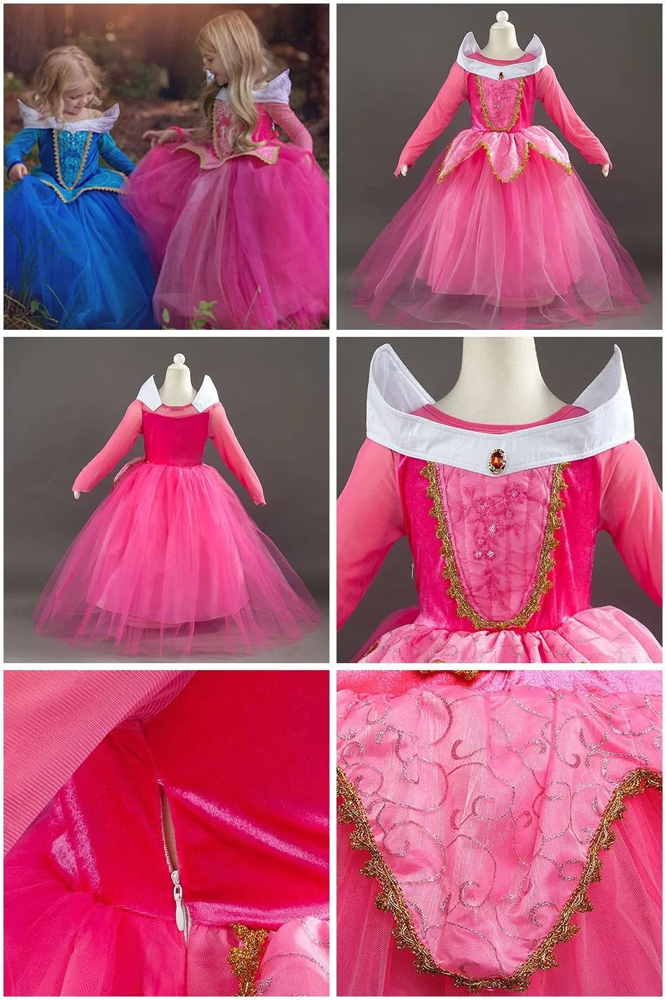 Kids Princess Costume Dress