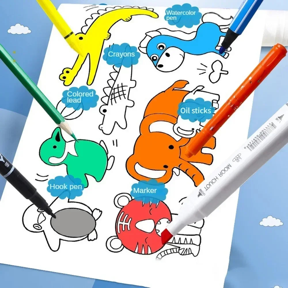 Kids Reusable Drawing Roll – 3 m Coloring Paper