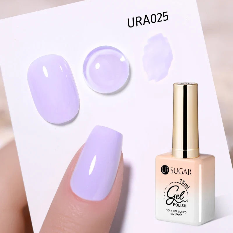UR SUGAR 15ml Jelly Milky White Gel Polish