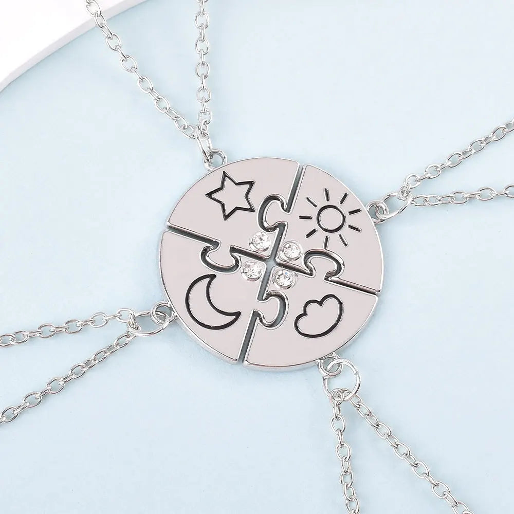 Heart Best Friend Necklace Set