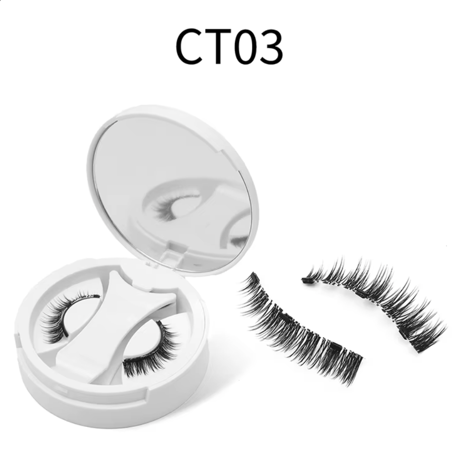 Reusable Magnetic False Eyelash Kit