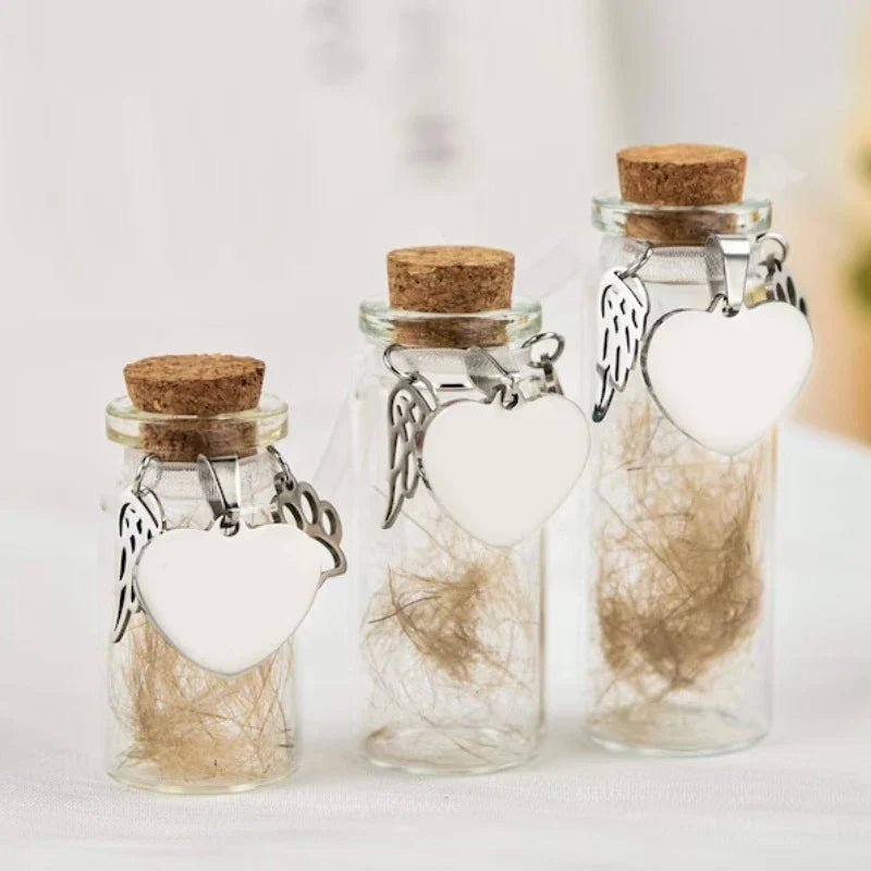 Pet Hair Memorial Keepsake Bottle