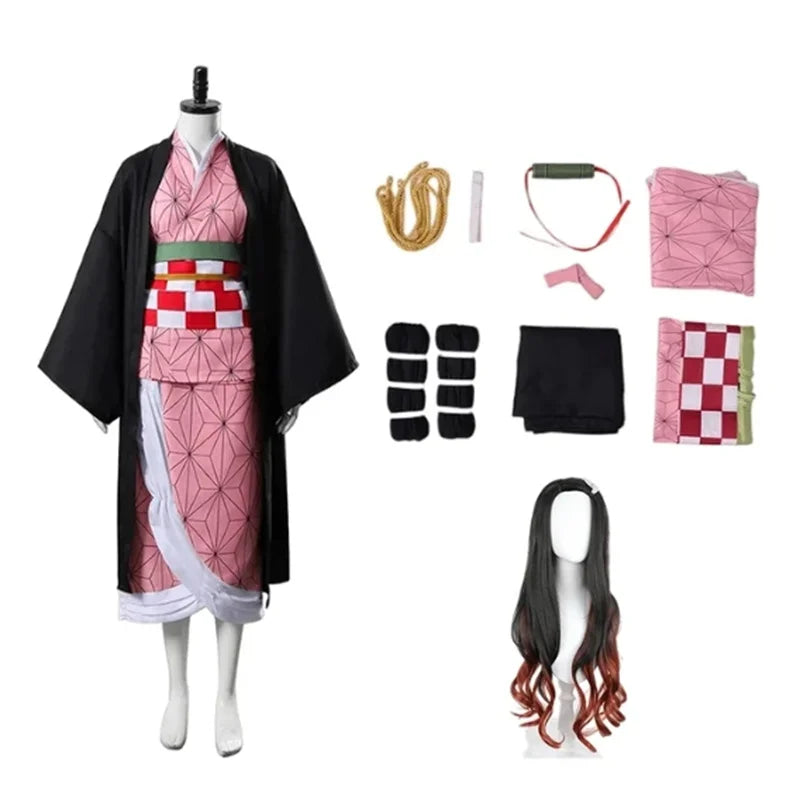 Kids Nezuko Kamado Cosplay Costume