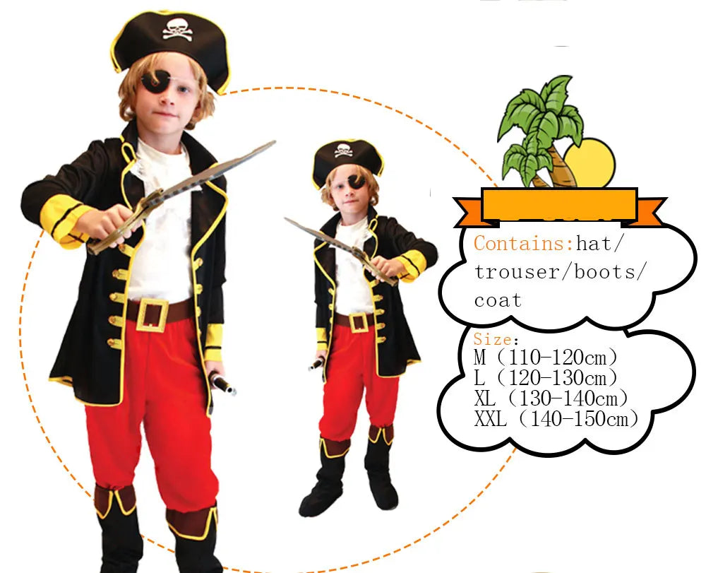 Kids Pirate Adventure Costume – product view 6