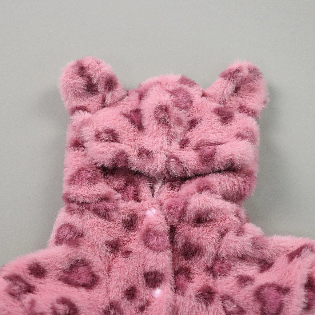 Warm Fleece Hooded Pet Jacket