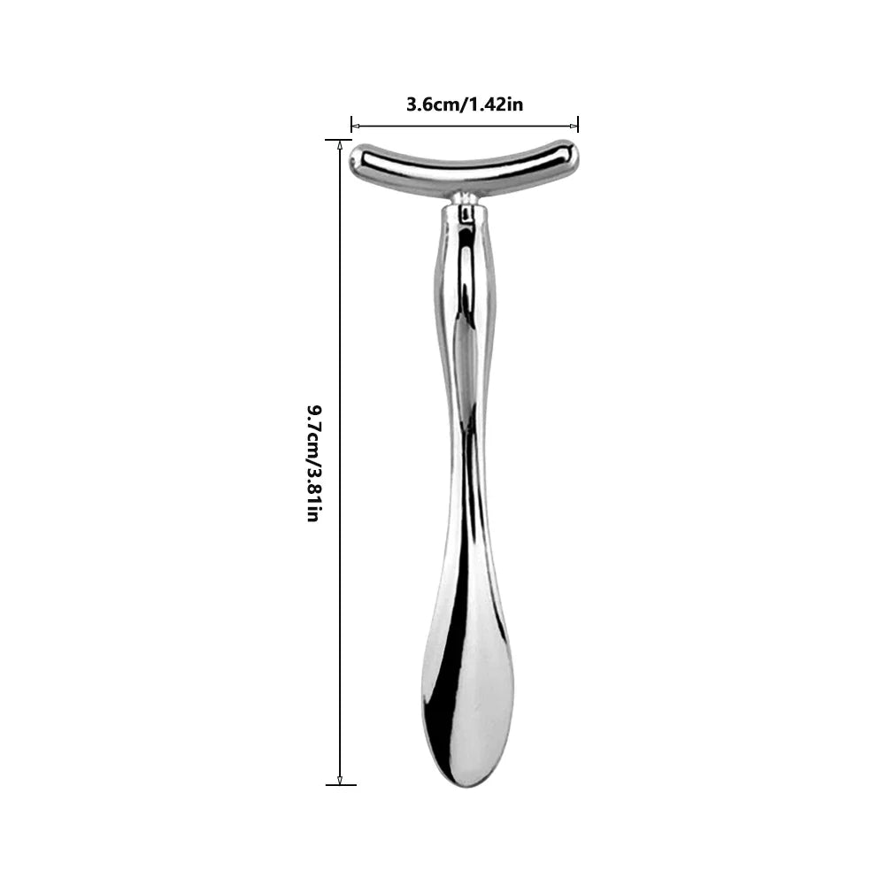 2in1 Mini Eye Massage Stick | Dual-Ended Facial Spoon and Massage Tool