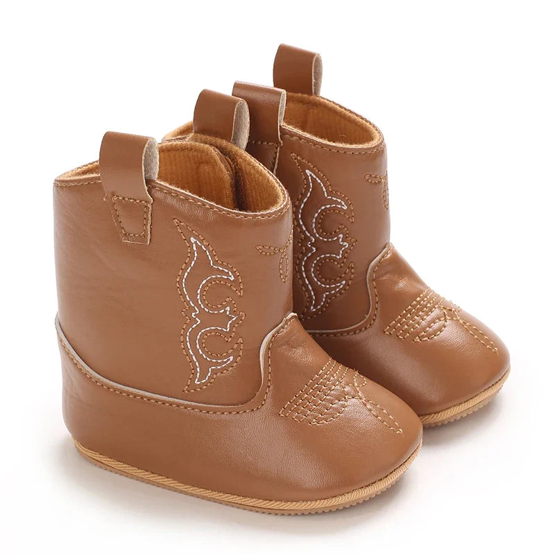 Western cowboy baby boots for infants