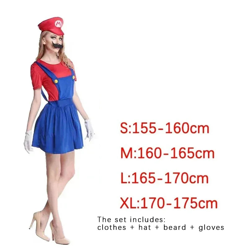 Adult Luigi Cosplay Costume Set