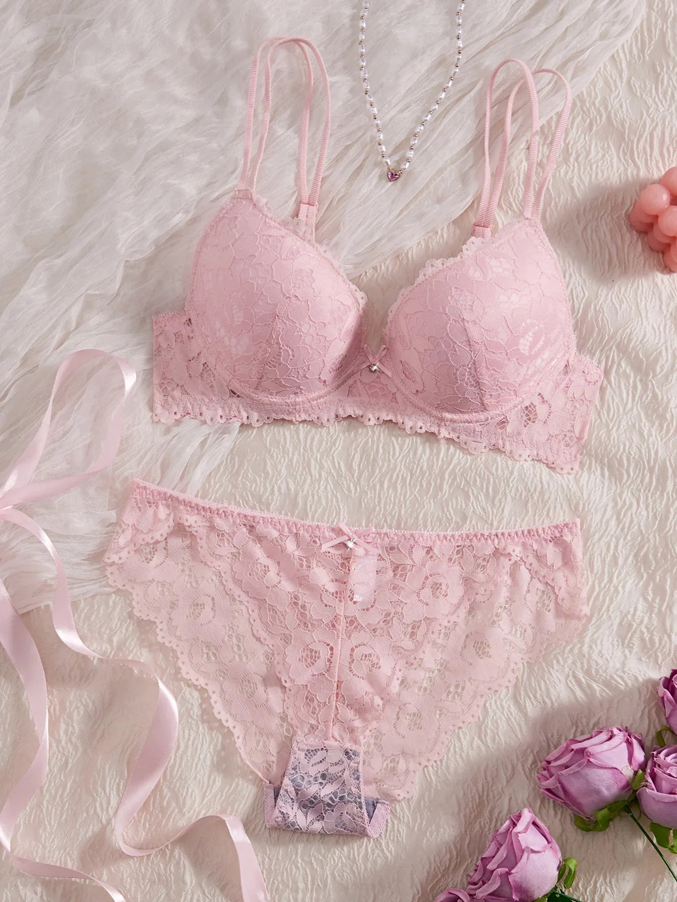 Lace Bra & Panty Set