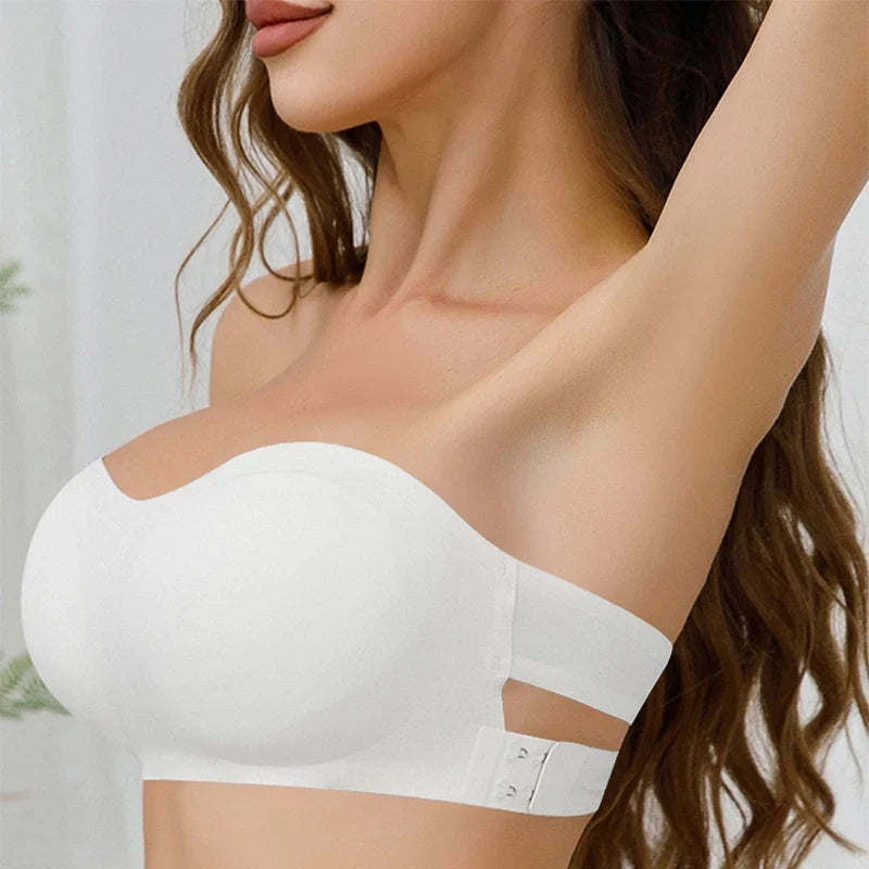 Seamless Strapless Push-Up Bra
