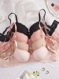 4-Piece Plus-Size Lace Bra Set