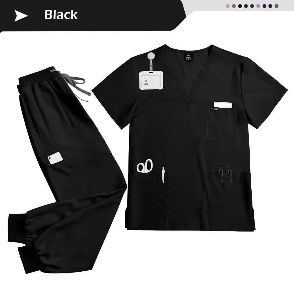 Women’s Short Sleeve Nurse Scrub Set